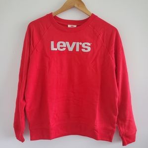 Levi’s Crewneck Sweater Size Small in Red NWT
